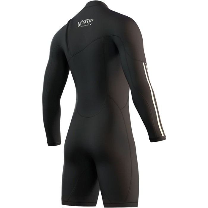 2023 Mystic Mens The One 3/2mm Long Sleeve Zip Free Shorty Wetsuit 35000.230126 - Black